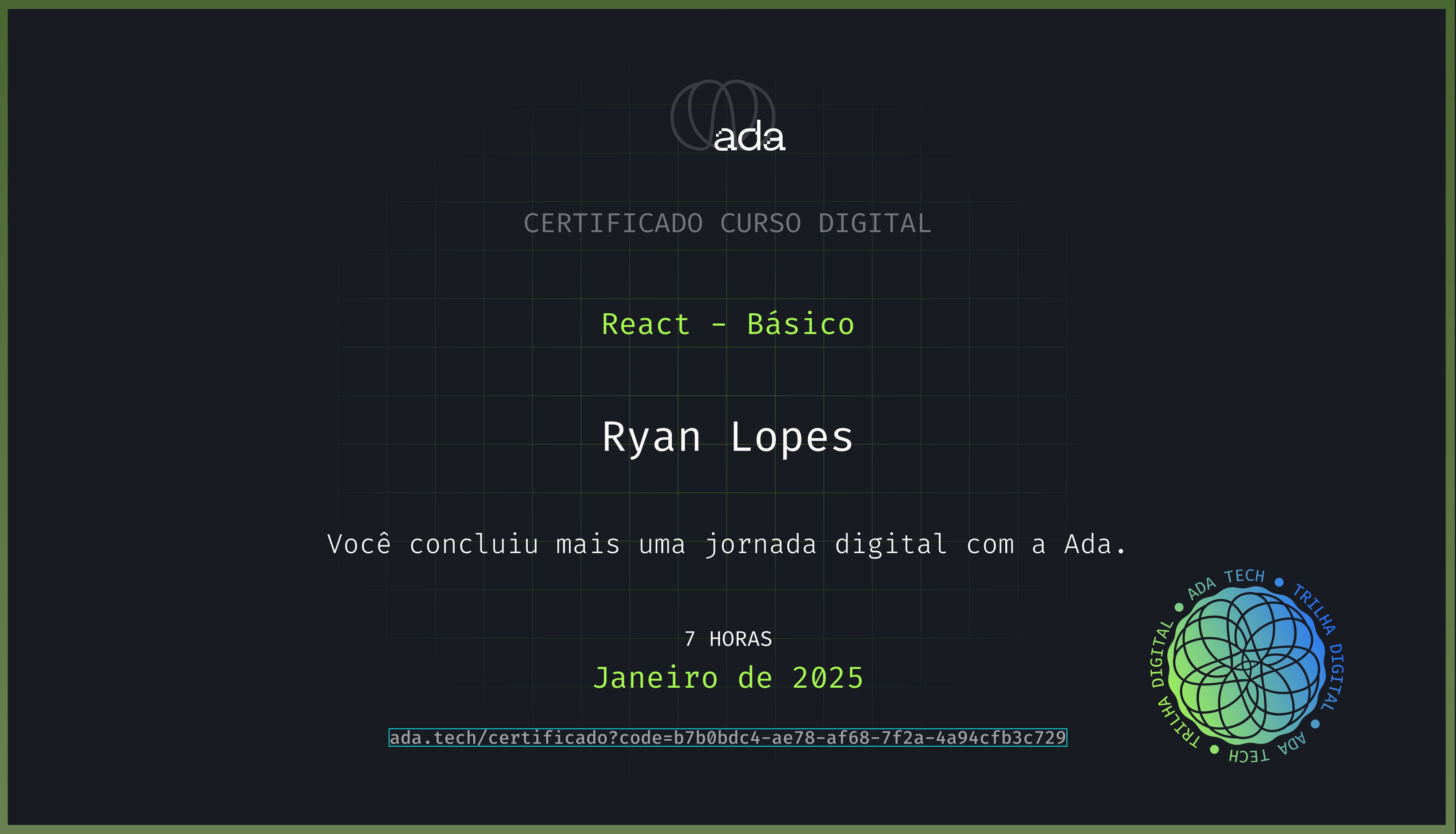 Certificado React Básico