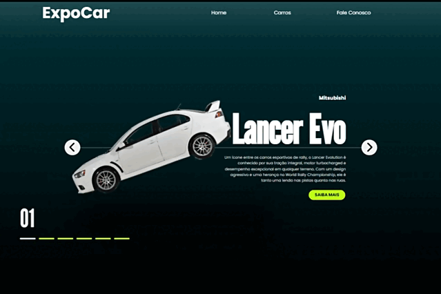 Imagem do site Expocar